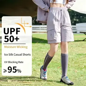 From City to Trail – Women's UPF 50+ Ice Silk Shorts, Lightweight & Quick-Dry, Born Cool & Naturally Breathable for Summer Adventures