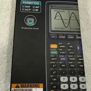 Texas Instrument TI 83 Plus Graphing Calculator W Cover NEW