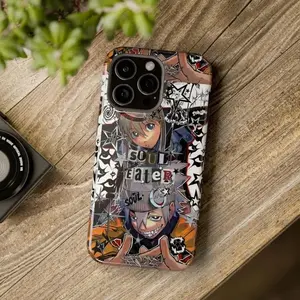 Soul Eater Phone Case, Evans Crona Maka Black Star Tsubaki Death the Kid Group Manga Anime 11 12 13 14 15 16 17