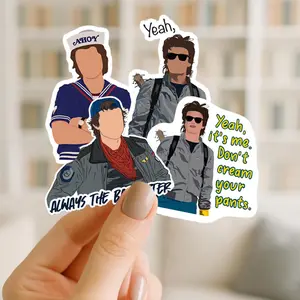 Strange Brothers Sticker, Stranger Things Sticker, TV show Sticker, Hawkins Decal, Meme Movie Sticker, Demogorgon Sticker