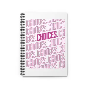 RuPaul's Drag Race Spiral Notebook (White) - CHOICES. | RPDR | Gifts | Pride | LGBTQ+