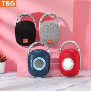 T&G321 Mini Wireless bt speaker,  with Carabiner, Button ,Support Micro SD/TF Card, Great for Outdoor, Travel, Car Use, cycling, USB  Chargeable,party