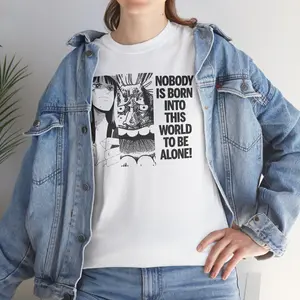 N1co R0bin | 0ne P1ece | Nobody Is Born Into This World To Be Alone T-Shirt
