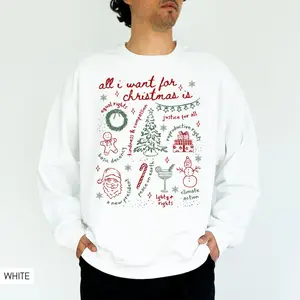 Subtle FDT Christmas Sweatshirt, Social Justice Liberal Values Sweater, Anti Maga T-shirt, Unisex Apparel