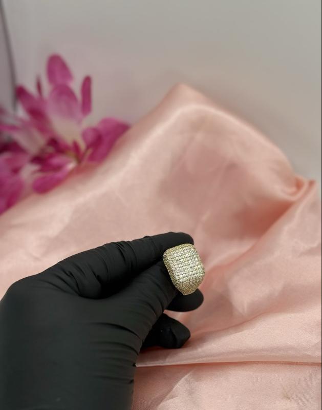 Laminated Gold 14K Ring for Men and Women in Size 7 8 High Quality Jewelry