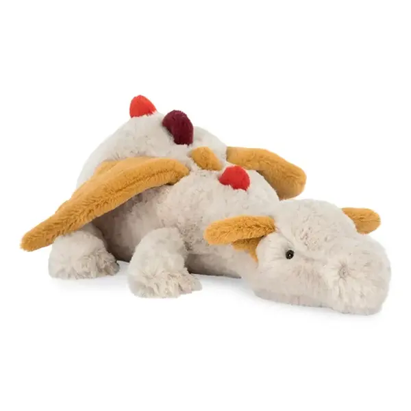 Jellycat Opalite Dragon Plush Doll – Soft Cream Fantasy Dragon Collectible, Cute Gift for Birthdays, Valentine's Day & Holidays