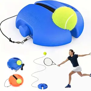 Solo Tennis Rebound Training Ball Set - Portable Self-Practice Tool with Anti-Tangle Hook, 13ft String, HDPE Plastic Handle, HDPE Nylon Components, Indoor/Outdoor Use, Ideal for Beginners, Sports Knee Sleeve