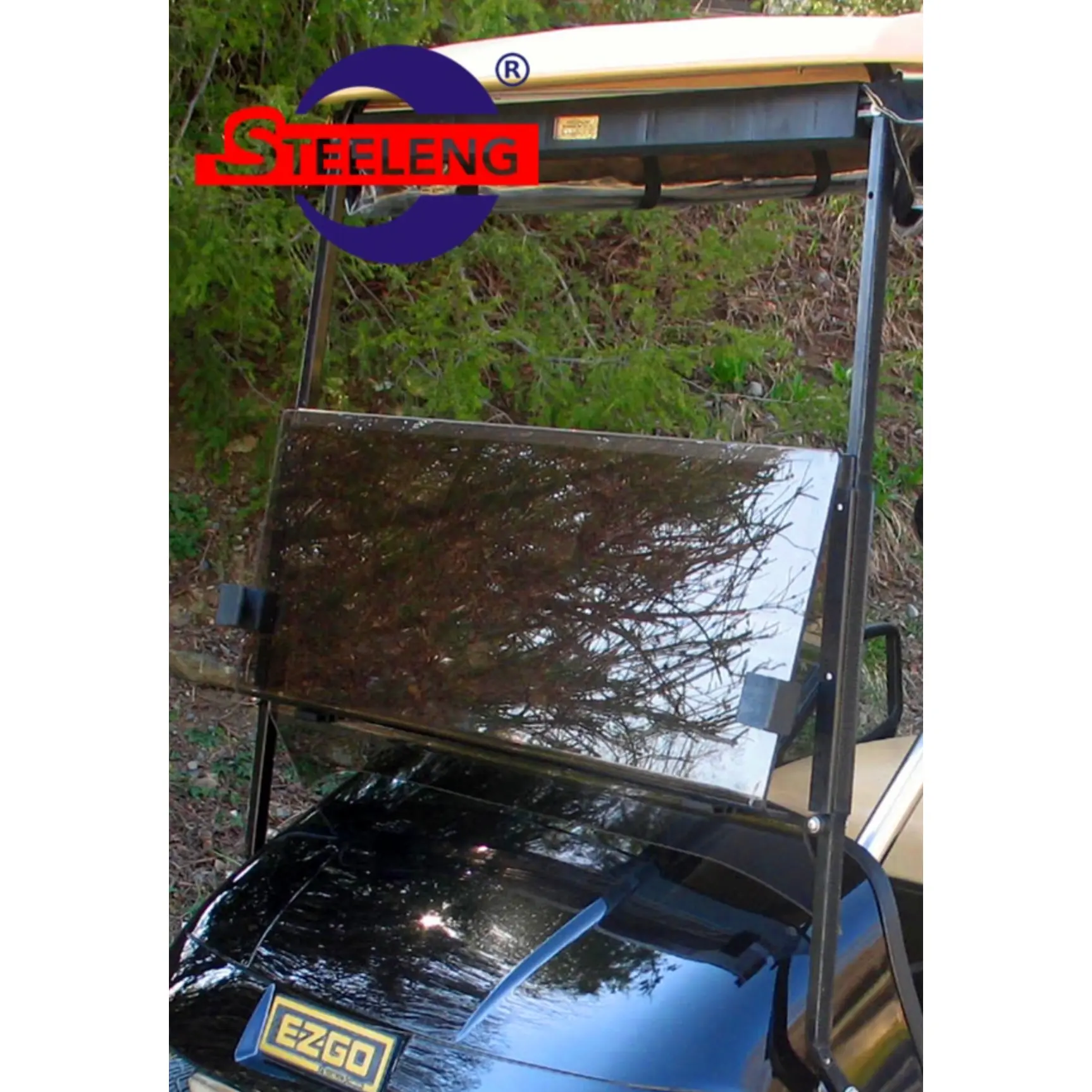 SGC Foldable Tinted Windshield for 1994-2013 EZGO TXT Golf Cart