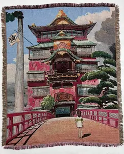 Anime Tapestry Woven Blanket Woven Blanket Woven Blanket