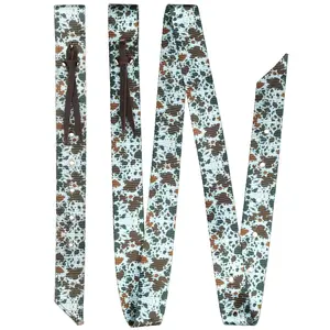 Powder Blue Longhorn Nylon Tie Strap and Off Billet Set
