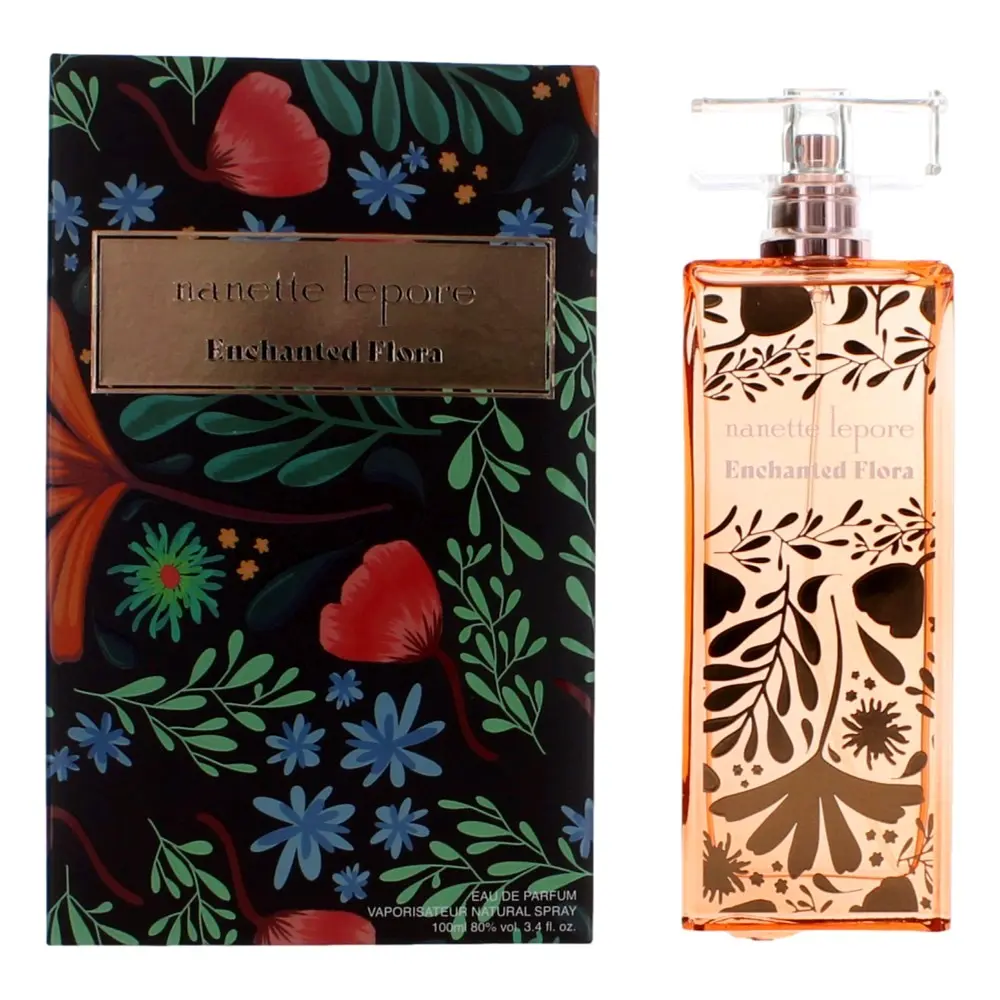 Enchanted Flora by Nanette Lepore Full-Size Women's Fragrance - 3.4 oz EDP Spray, Musk, Citrus Floral, Crisp Citrus Floral Scent
