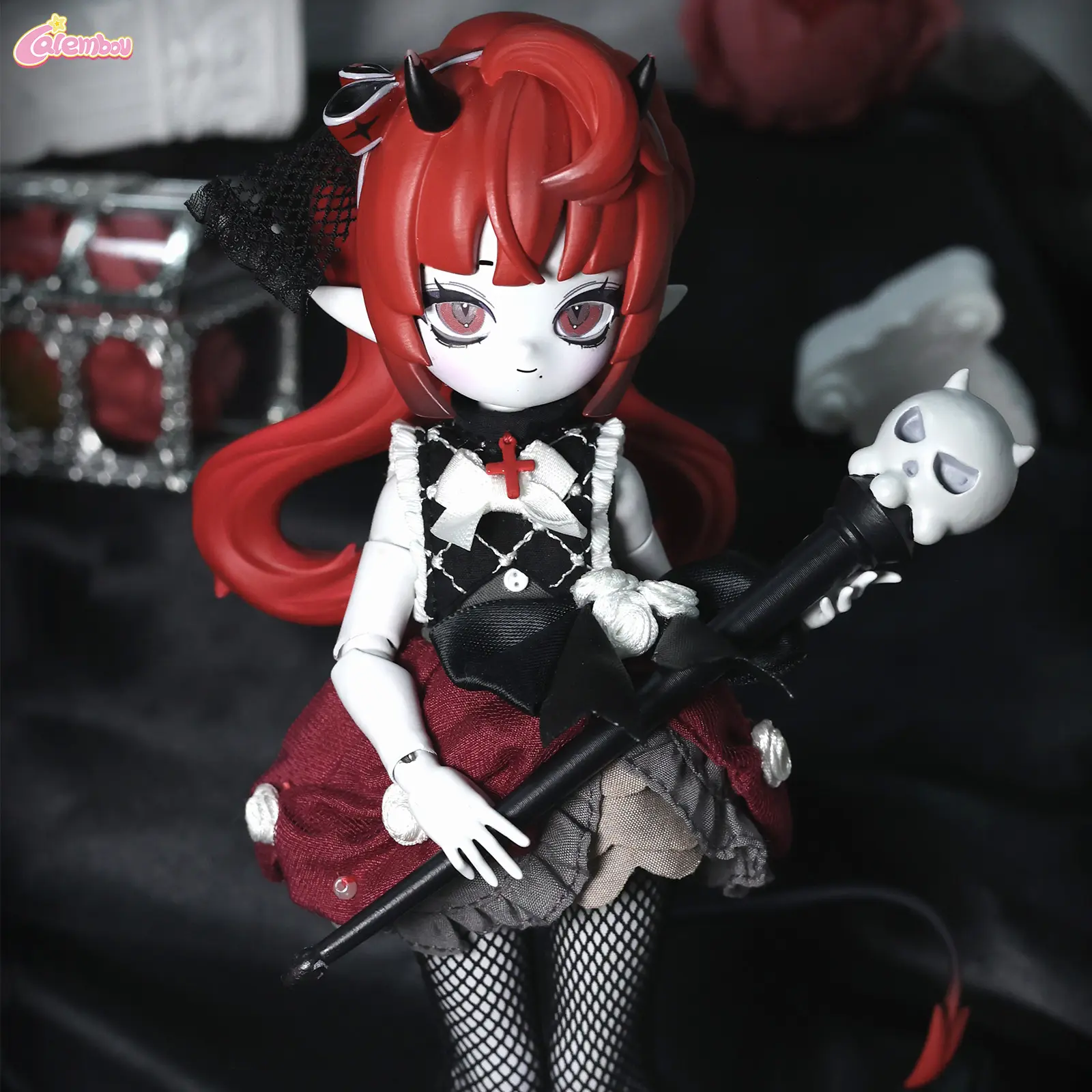 CALEMBOU Cooze Devil Horns Series BJD Blind Box, 1/8 Cute Ball