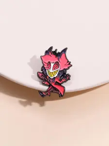 Cartoon Character Design Brooch, Cute Enamel Pin for Daily Clothing Decor, Trendy All-match & Exquisite Brooch for Birthday Gift, Durable Metal Pins
