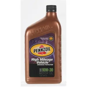 Sopus Products  1 qt Pennzoil High Mileage Vehicle Motor Oil pack of 6