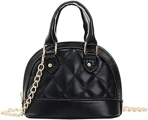 Girls Mini Shell Satchel Purse Cute Top Handle Handbag Chain Crossbody Bag