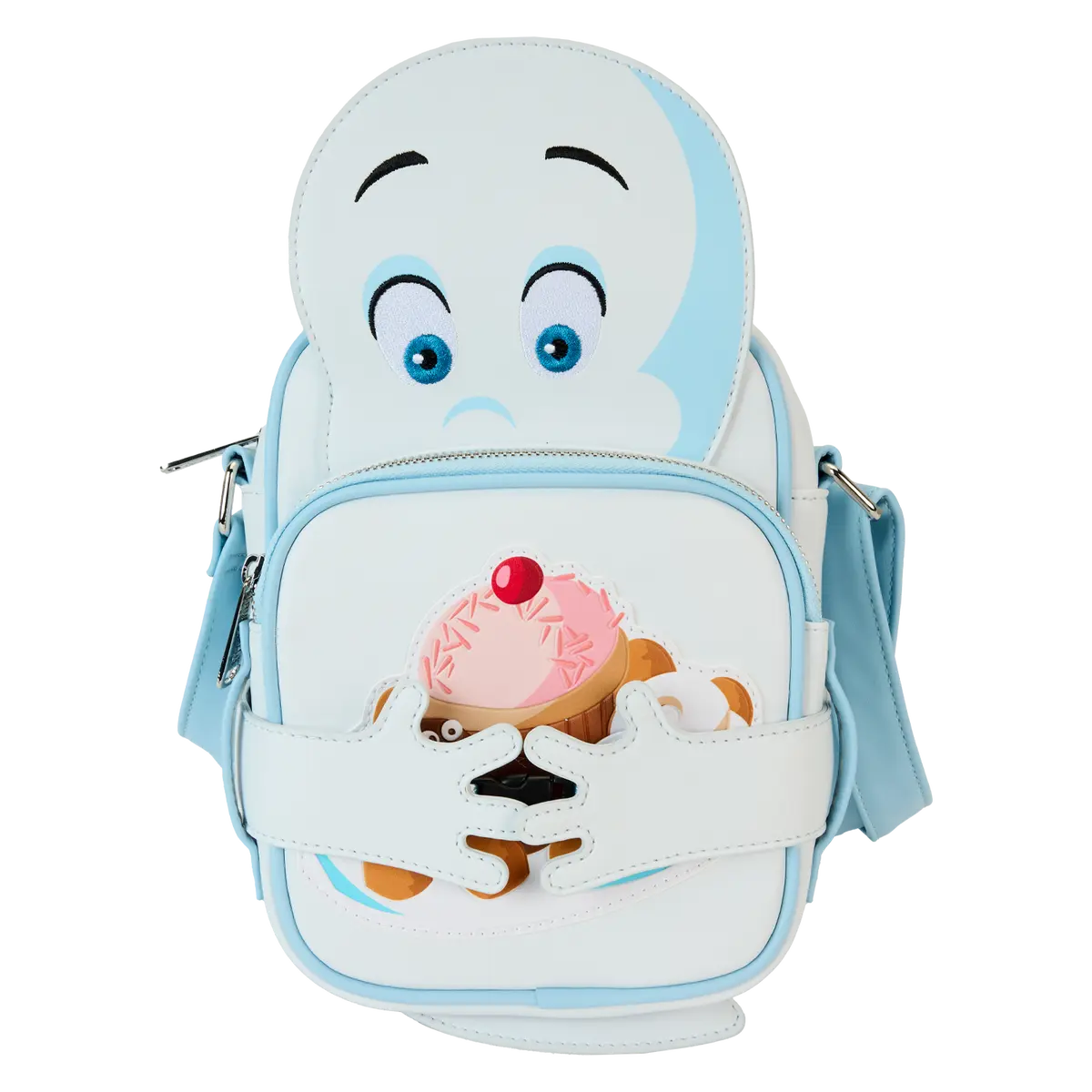 Casper the Friendly Ghost Glow Crossbuddies Cosplay Crossbody Bag with Coin Bag