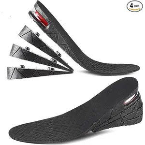 Soft Shock-absorbing Height Boosters, Height Increase Insoles 4-Layer 3 inch Air, Shock Absorption shoe Insert For Man Women, Footwear Comfort Parent