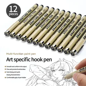 Professional Art Supplies Set, Water-Based Ink Pens, Paint Pen, Sketching & Drawing Tools, Ideal for Artists, Durable Design, Perfect Gift Choice