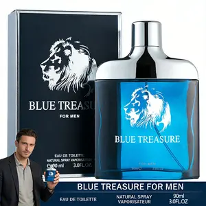 Luxurious men’s eau de cologne, 90 ml capacity, ocean-inspired fragrance for everyday wear and dates — a luxurious, long-lasting cologne spray with woody notes and a base formula suitable for romantic gifts and an alluring charm