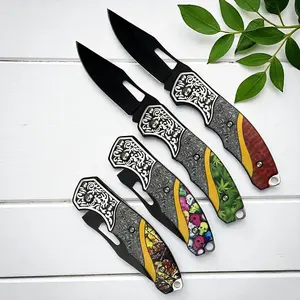 2025’s HOTTEST Knife Set! 4PCS Folding Pocket Knives w/ Anti-Slip Handles |   Ultimate Outdoor EDC Gift for Men,knife gift birthday gift idea surprise gift surprise gift slim survival knife dad gift Husband's gift portable pocket knife men birthday gift
