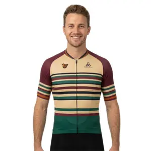 Club Sports Fit Men Cycling Jersey UPF50+ UV Shield, Lightweight Dry Fit Breathable Bike Riding Sports Shirt