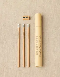 Cocoknits Recycled Paper Pencils (with Sharpener!)