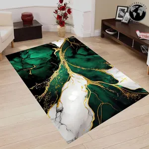 Marble Pattern Rug, Green Marble Rug, White Marble Rug, Marble Rug, Patterned Rug, Royal Rug, Gold Rug, Gold Pattern Rug, Gold Marble Rug