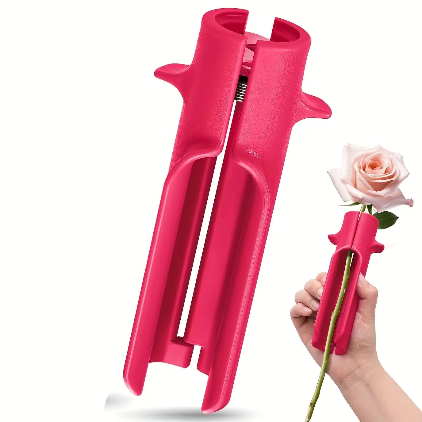 Plastic Rose Thorn Remover Tool Set - Leaf Peeling Tool, Flower Cleaner, Rose Pruning Shears, Efficient Garden Maintenance Accessories for Outdoor Leisure