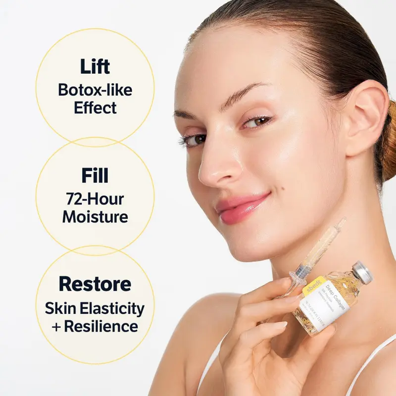 [Sungboon] Silk Collagen & Peptide Face-Lift Duo Tiktok Exclusive – Ampoule + Rejuvenate Serum with 8 types Hyaluronic Acid for wrinkles & fine lines | Gift set Firming, Moisturizing, Collagen Boosting, Anti aging Korean Home Aesthetic for all skin types 4