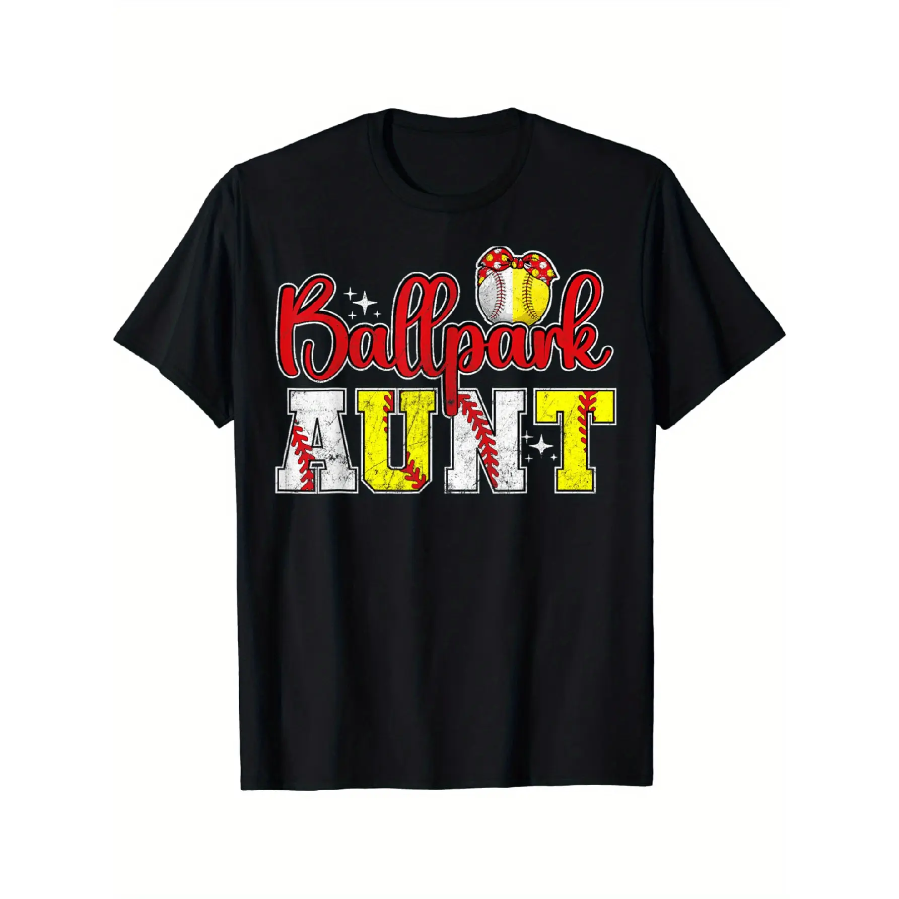 Ballpark Aunt Softball Baseball Aunt T-Shirt