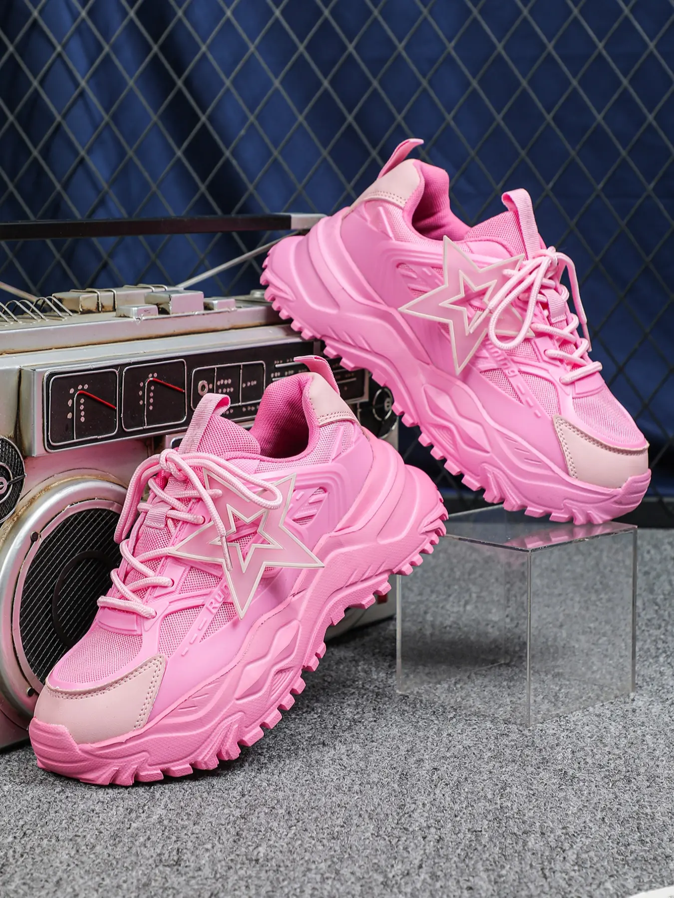 Men's Casual DIY Detachable Decorative Sneakers, Trendy Walking Sneakers, Stylish Breathable Lightweight Sneakers, Comfortable Low Top Lace-Up Shoes for All Seasons