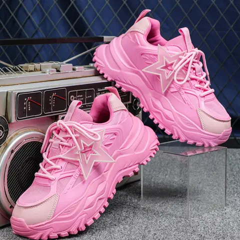 Men's Casual DIY Detachable Decorative Sneakers, Trendy Walking Sneakers, Stylish Breathable Lightweight Sneakers, Fashionable Casual Sneakers, Comfortable Low Top Lace-Up Shoes for All Seasons