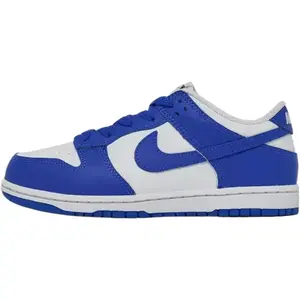 Little Kid's Nike Dunk Low White/Hyper Royal-Hyper Royal (FB9108 131)