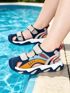 Open-Toe Sandals, Suitable for Boys and Girls, Casual Daily Wear, Outdoor Sports, All Seasons, Water Resistant, Lightweight Breathable Sandals, All Match Sandals, Casual Summer Sandals