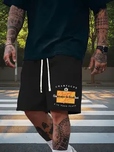 Single Piece Youth Trend Casual Printed Man Athletic Shorts Sports Fashion Daily Outfit