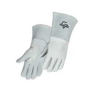 GIORGINO Stick Welding Gloves Premium Natural Cow Grain Leather Heat Resistant Flexible Design for Durability Safety Heavy Duty Protection