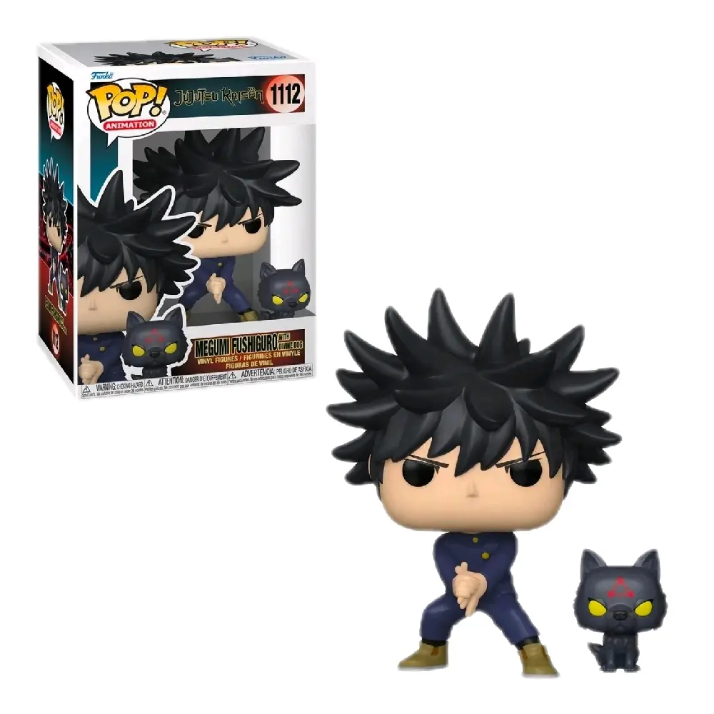 Funko Jujutsu Kaisen Megumi Fushiguro With Divine Dog #1112