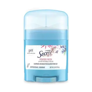 Secret Invisible Solid Antiperspirant and Deodorant, Powder Fresh, 0.5 Ounce Travel Size (Pack of 3), by Litezout
