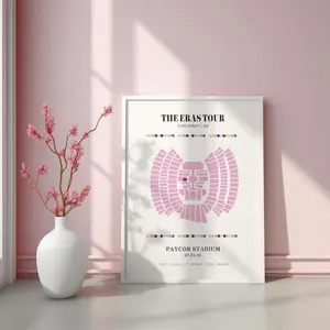 [SALE UP TO 50% - UNFRAMED] Any Stadium Eras Tour Poster, Eras Tour Stadium Poster, The Eras Tour Print, Eras Tour Wall Art, Eras Tour Decor