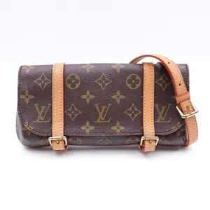 Pre-owned Louis Vuitton Canvas Belt Bags Marelle Monogram Belt Bag T10408810