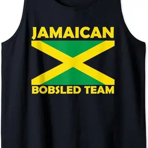 Last Minute Jamaican Bobsled Team Halloween Group Costume Tank Top