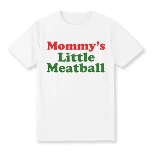 Mommy's Little Meatball Unisex Garment Dyed T shirt - Funny - Love Island - Italian - Gift for Women Golf Gift T-Shirt For Men and Women