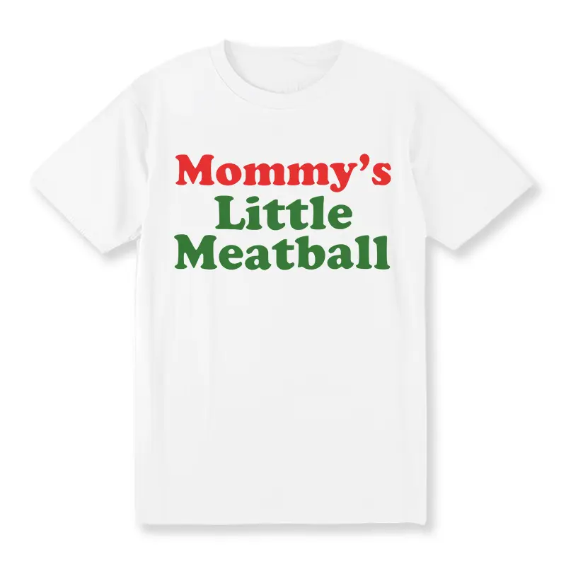 Mommy's Little Meatball Unisex Garment Dyed T shirt - Funny - Love Island - Italian - Gift for Women Golf Gift T-Shirt For Men and Women
