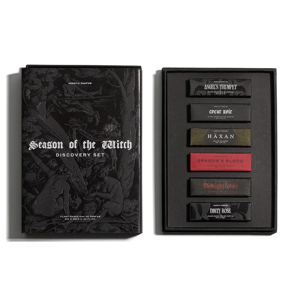 SEASON OF THE WITCH Discovery Set - Unisex Beauty Perfume Set with Mysterious Fragrances, New HEXAN Eau De Parfum, Aromatic Unisex Fragrance, Perfumes & Unique Gifts for Man