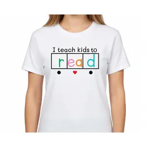 I Teach Kids To Read Shirt - Funny Reading Teacher Graphic Tee - Bookworm & Teacher Appreciation Gift Unisex T-Shirt