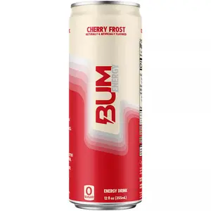 BUM Energy Drink - Cherry Frost (12 Drinks, 12 Fl. Oz. Each)