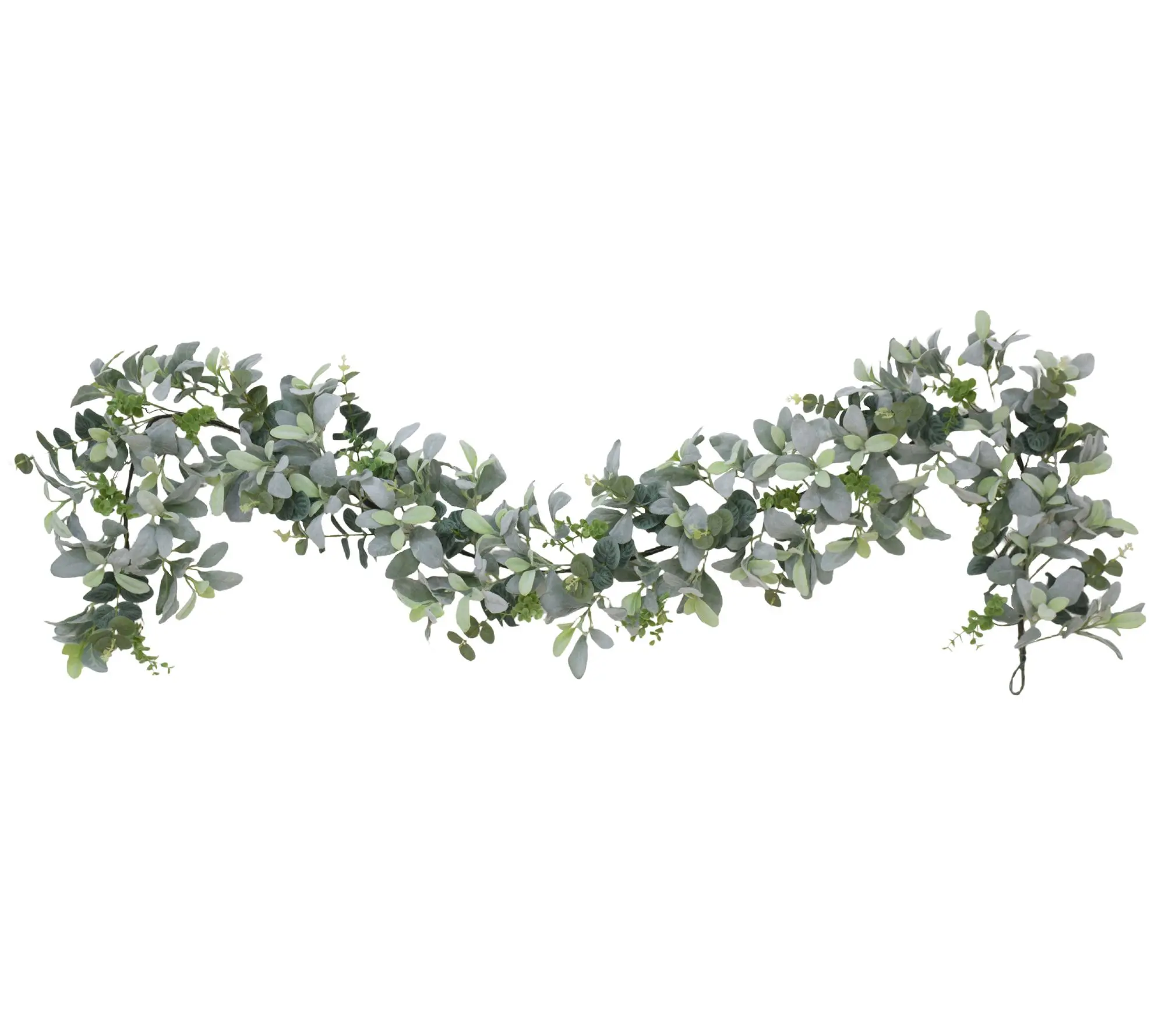 Puleo International 6 ft. x 10" Lambs Ear Garland