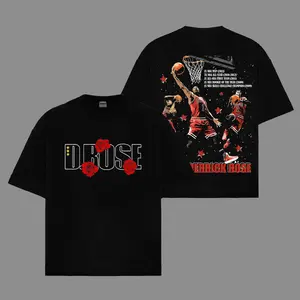 Derrick Rose Shirt Premium 100% Cotton, D-Rose Shirt, Young MVP Shirt, D-Rose Nation Fans, Windy City Bulls Fans, Basketball Shirt, Game Day Fit