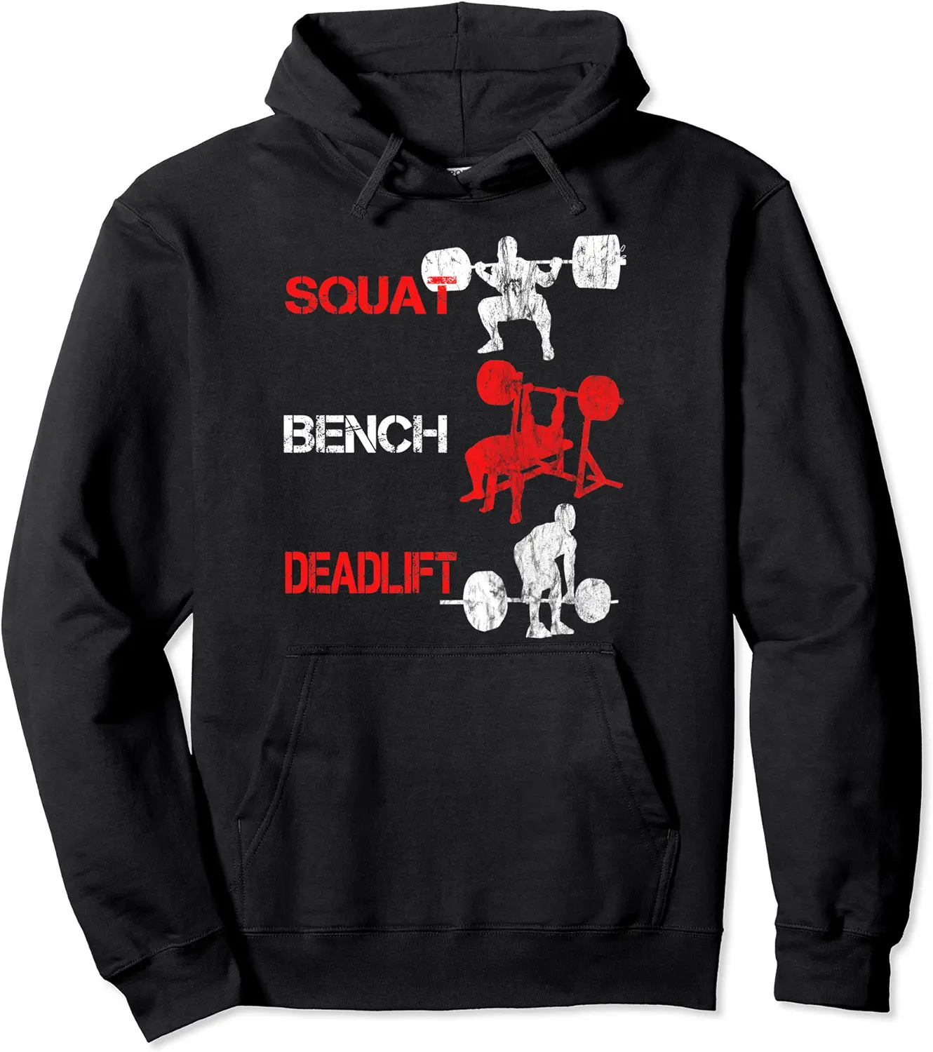 Squats - Bench - Deadlifts Pullover Hoodie - Latellestcha Shop 60B0BR4DR368