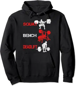 Squats - Bench - Deadlifts Pullover Hoodie - Latellestcha Shop 60B0BR4DR368